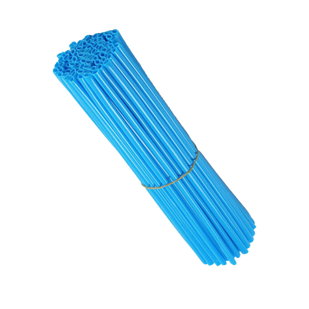72Pcs Spoke Wrap Covers: Stylish & Lightweight For Any Bicycle Blue 4291356205515