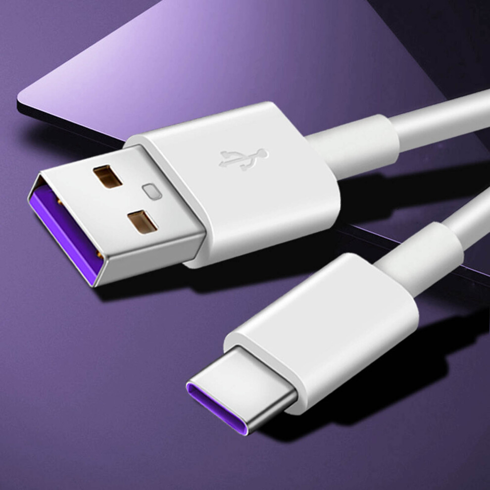 1M 5A Type C Fast Charging Data Cable For Android, Xiaomi White 8711356205170