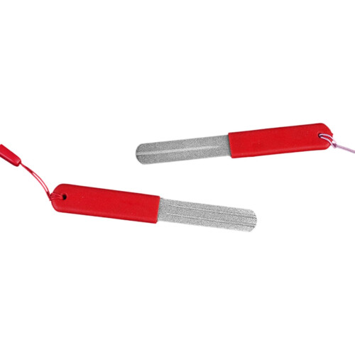 Fish Hook Sharpener Double Sided Grinding Stone Portable Fishing Tool 2 Pcs Set 2