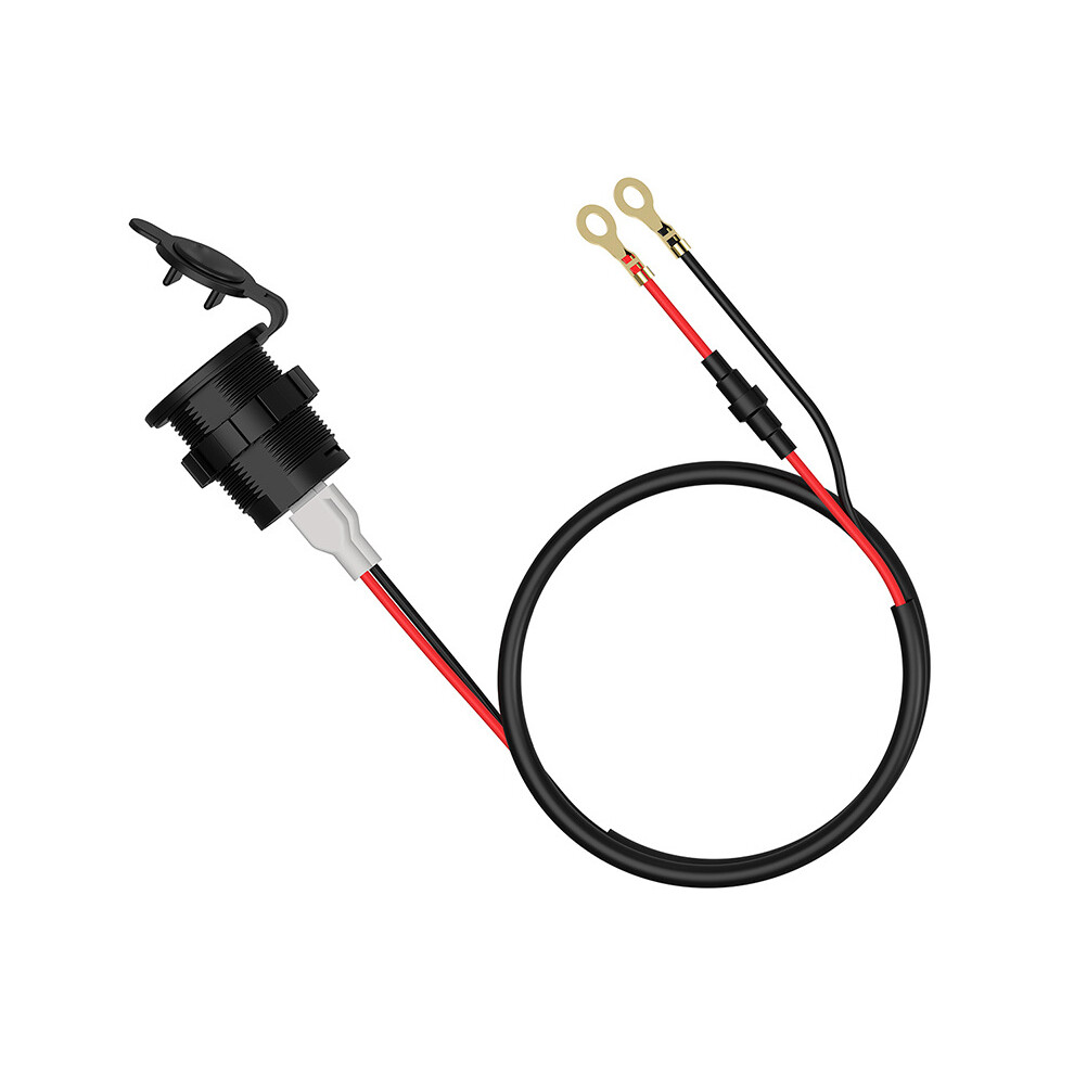 Motorcycle Dual Usb Charger 12V Digital Voltmeter 4X3.65x2.85cm Green 9401356205766