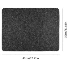 (As show, One size) SNQTV-3 Pieces Heat Resistant Mat For Air Fryer Countertop Heat Protector Non-slip Heat Proof Mat Kitchen