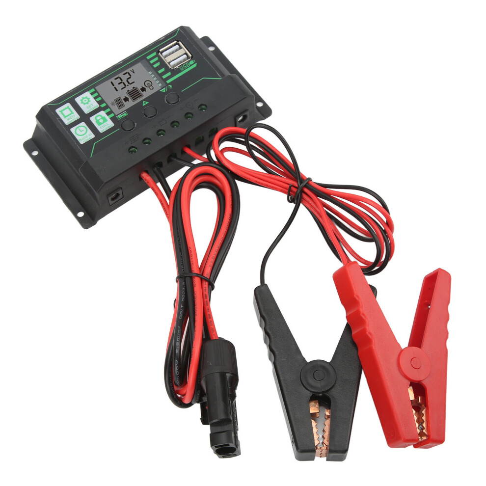 12V/24V 360W Mppt Solar Charge Controller Lcd Regulator, 13.2X6.7x3cm 8741356207027
