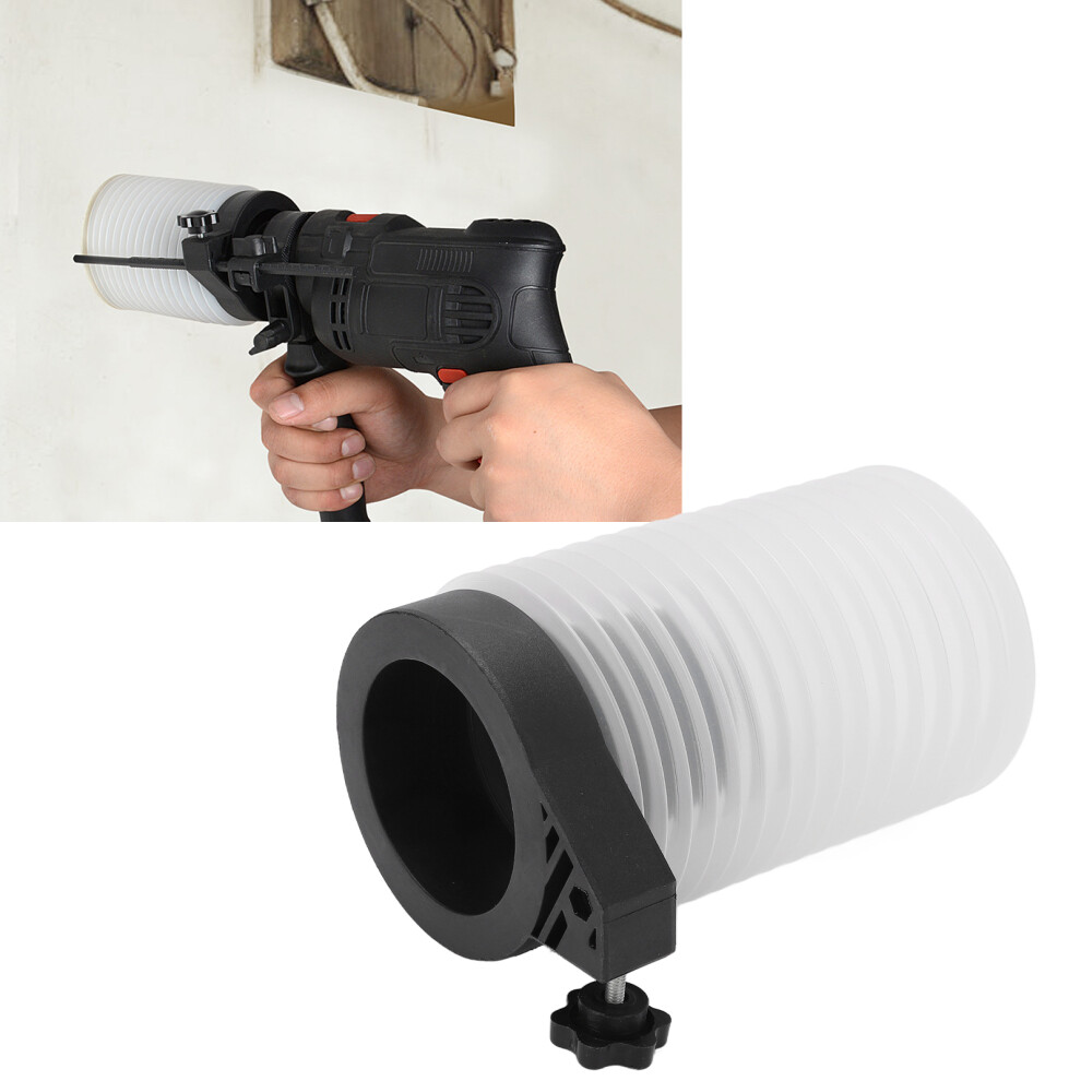 Large Capacity Electric Hammer Drill Dust Collector Bowl - White Easy Install 3331356207285