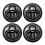 (As show, Black) 2.4" Plastic Marine Boats Round Deck Lock Without Key Flush Pull Slam Latches 1