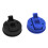 (As show, Black) 2.4" Plastic Marine Boats Round Deck Lock Without Key Flush Pull Slam Latches 4