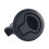 (As show, Black) 2.4" Plastic Marine Boats Round Deck Lock Without Key Flush Pull Slam Latches 5