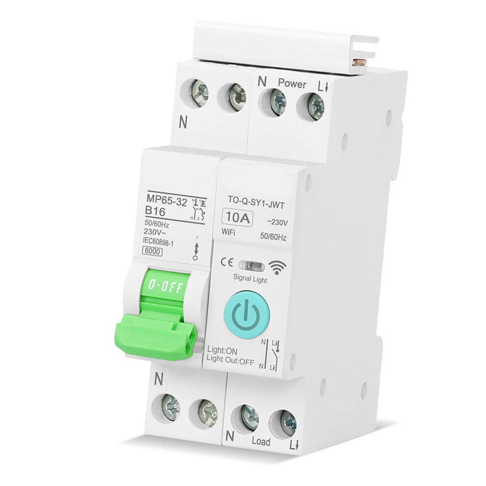 Wifi Voice Control Circuit Breaker 10A/16A/25A/32A, 825036Mm 6941356207931