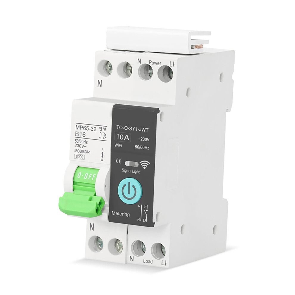 Intelligent Circuit Breaker With Tuya App Voice Command & Timer Modes 6941356207955