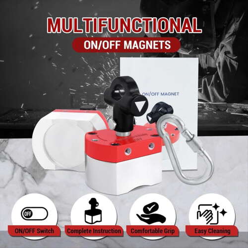 180 LB on/Off Magnets, Magnetic Welding Holder, Switch Magnet 2
