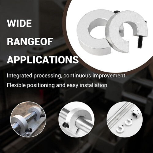 Linear Rail Limit Fixing Rings, 12mm SBR12 Linear Rail Stop Collars 1
