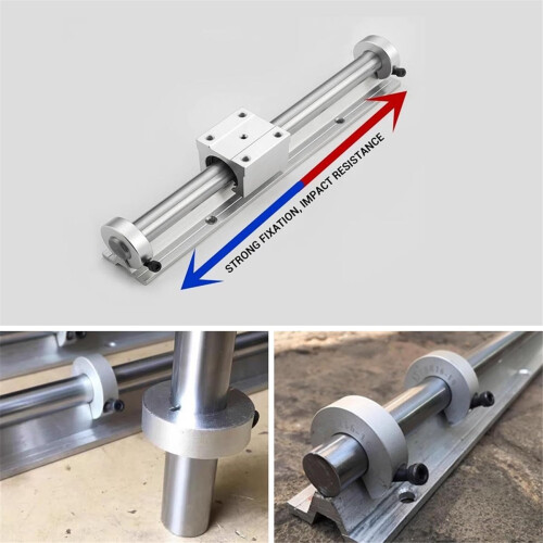 Linear Rail Limit Fixing Rings, 12mm SBR12 Linear Rail Stop Collars 2
