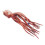 Roter 300g Angeloctopus-Köder mit Spray-Ink, TPE & Stahl 6