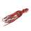 Roter 300g Angeloctopus-Köder mit Spray-Ink, TPE & Stahl 16