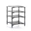 Norstone Slender HiFi AV Rack Stand Matte Anthracite Grey 2