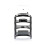 Norstone Slender HiFi AV Rack Stand Matte Anthracite Grey 4