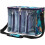 Knitting Bag Blue Leaf Pattern For Organizing Yarn Needles And Crochet Accessories 2