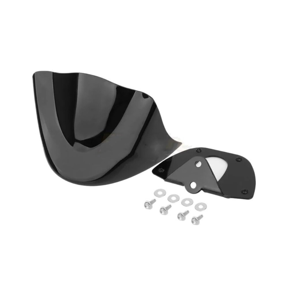 Side Spoiler Cowl For Harley Dyna Fat Bob Wide Glide Fxd 2006-2017 Front Chin Spoiler Lower Chin Air Dam Fairing Light/Black 9084446640823