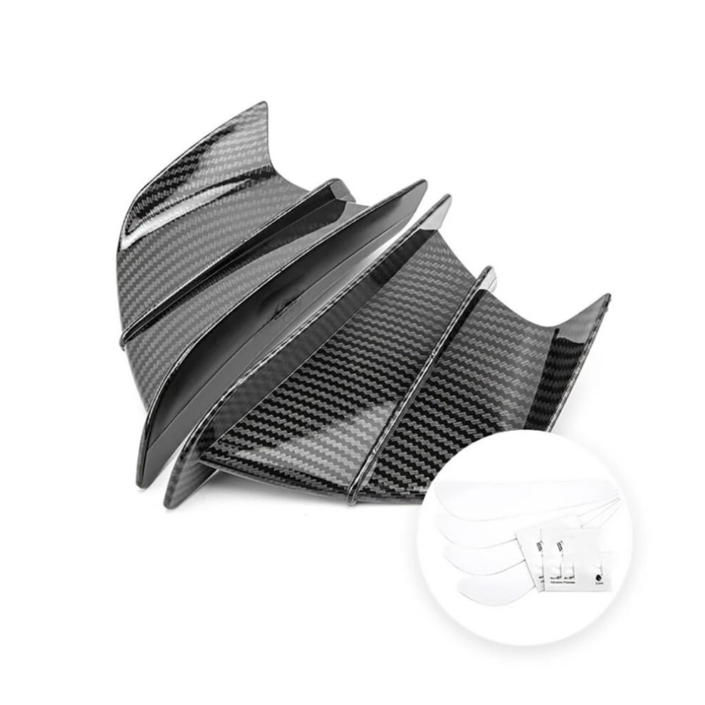 Motorcycle Fairing Side Wing Winglet Aerodynamic Spoiler For Yamaha Yzf-R1 R3 R6 R125 Glossy Carbon Look Sticker 9354506562113