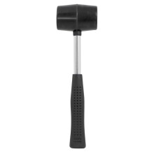 DT10210 Rubber Mallet With Steel Handle Anti Slip Grip 8 Oz