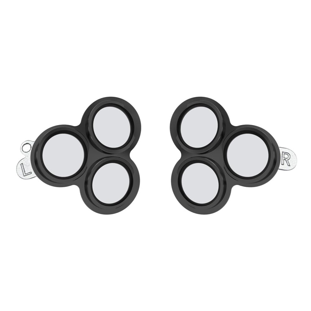 Camera Lens Protector Film Lens Cover 9H Tempered Glass Aluminum Alloy Frame 360-Degree Protection For Meta Quest 3S Black 9354506562182