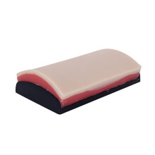 Venipuncture Training Pad Silicone Human Skin Model 3-Layer Suture Practice Pad