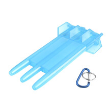 Dart Storage Box Travel Dart Holder Pouch With Secure Buckle Universl Darts Organizer Blue Compact Steel Tip Dart Case
