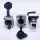 10PCS Ethernet Rj45 Chassis Socket NE8FDP Pass Through Connector IP65 Waterproof C 6