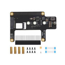 X1015 for Pi 5 Expansion Board PCIE to M.2 NVME SSD Adapter Support NVMe HailoAI Module RPI