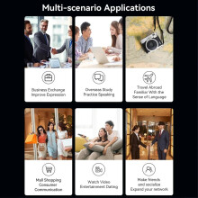 M30 Smart Voice Translator 139 Online Languages 14 Offline WIFI Photo Recording Dictionary Translation Business Travel