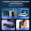 Bluetooth 5.4 USB Adapter Mini Receiver Transmitter for PC Laptop Wireless Keyboard Audio 5