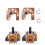 2PCS Hall Joystick+Calibration Board for Gamepad Effect & Joystick Center/Outer Ring Calibration 2