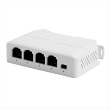 Repeater 1 Input 3 Output DIN-Rail Standard POE 4-Port Waterproof Extender Hundred Gigabit Network