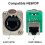 10PCS Ethercon Rj45 Chassis Socket, NE8FDP Pass Through Connector, D Series Cat5 RJ45 Panel-Mount Socket 3
