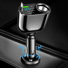 Car Charger Folding Retractable Cable PD30W+SUPER Fast Charge 100W Suitable for All Models