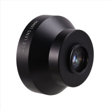 HD 18mm Wide Angle Lens for - 100 View, 0.5X Magnification, 17mm Threaded Clamp Seat