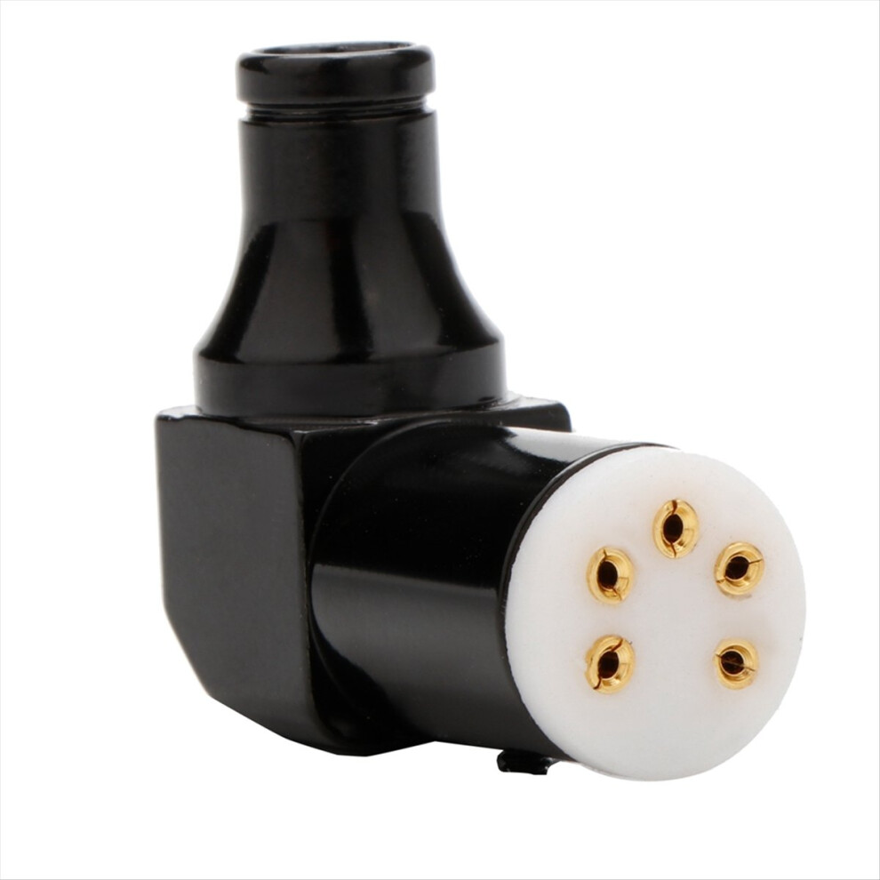 Hifi Vinyl Lp Phono 5Pin Din Plug 90Degree Seat Female For Amp Audio Tonearm Line Signal Cable 4851537553912