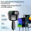 Car Charger Folding Retractable Cable PD30W+SUPER Fast Charge 100W Suitable for All Models 4