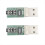 2Pcs for VBand Morse USB Key Trainer Vband Mobile Phone Computer Connector Code Telegraph Connection 1