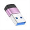 USB 3.0 to Type C Adapter 10Gbps Data Transmission Fast Charging for 15 Accessories Pink 1
