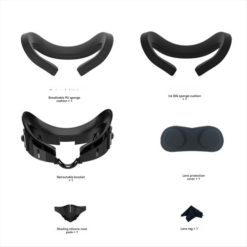 Adjustable Size VR Interface Bracket for Meta Face Cover with Anti-Light Nose Pad 2