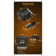 -DAM L1 2.1 Channel BT5.0 Amplifier Board TPA3251D2 220Wx2&350W High Power Subwoofer Boards Subwoofer,B