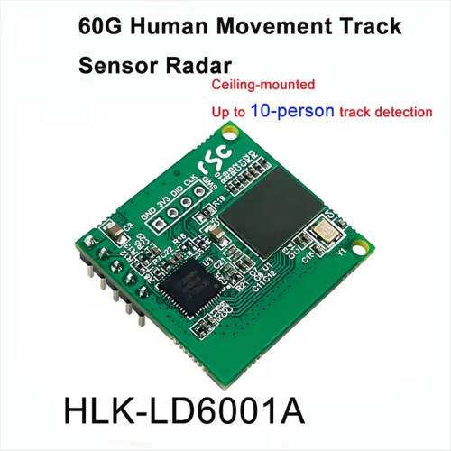 60G 4 Transmitter Receiver High- Multi-Target Human Movement Track Sensing LD6001A Radar Module 1