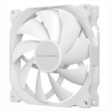 AF14025 PC Cooling Fan 4PIN PWM 140mm Computer Case System Low Noise Gamer CPU Cooler White