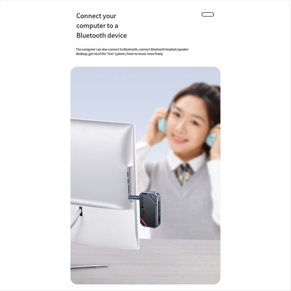 Airplane Bluetooth 5.4 Receiver Transmitter Adapter 3.5MM AUX MP3 Player HIFI Audio for PC TV Car Home Speaker-image-OPC-PMGKSDP-NEW