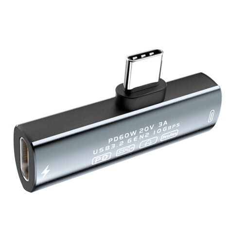 2 in 1 USB-C Splitter Cable, Type C to Dual Type-C PD60W Fast Charge & 10Gbps Data Transfe 1