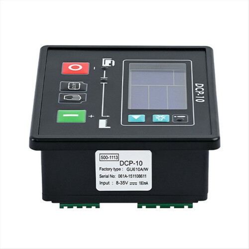 DCP-10 Genset Controller Generator Automatic LCD Control Panel Parts GU610A/W 8-35V 2