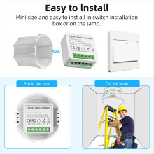 3-Way On/Off Switch Graffiti Smart ZigBee Mini Concealed Box