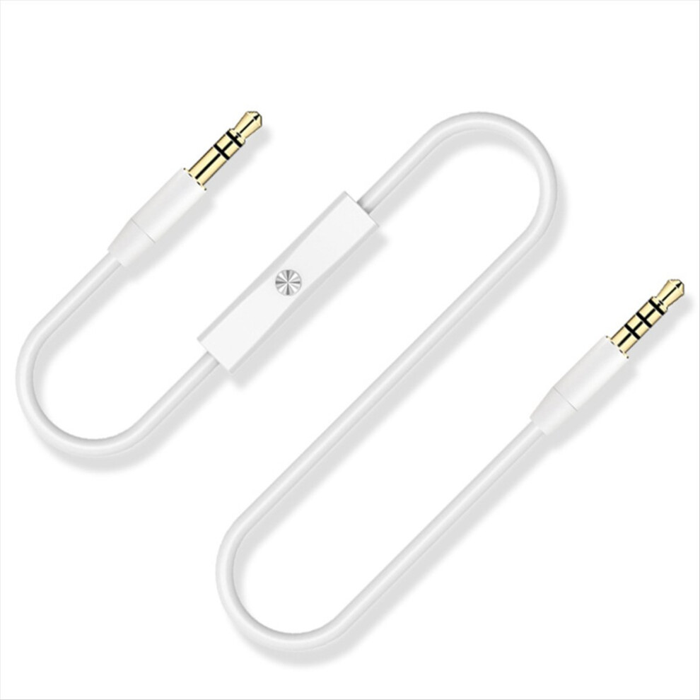 1.2M Jack 3.5Mm Audio Cable Car Aux Headphone Extension Code For Phone Mp3 Headset Speaker White 4853162252550