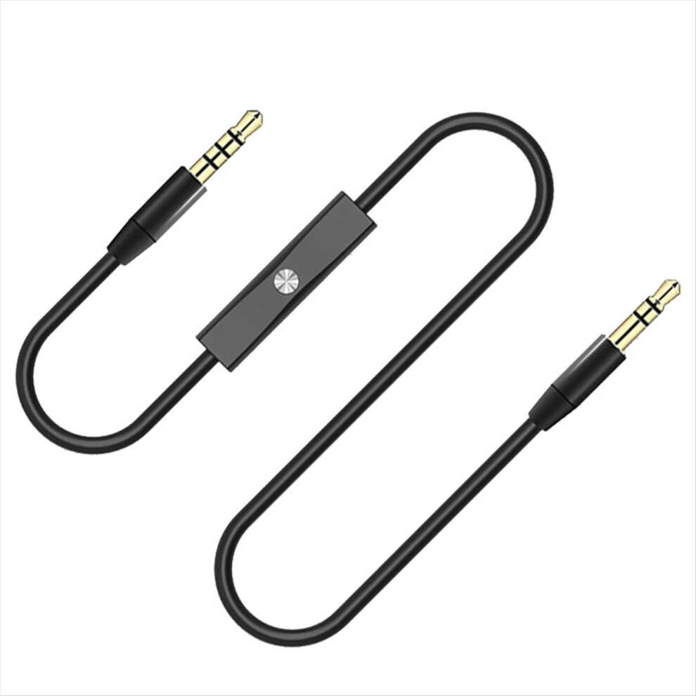 1.2M Jack 3.5Mm Audio Cable Car Aux Headphone Extension Code For Phone Mp3 Headset Speaker Black 4853162252543