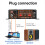 BT-188 Digital Bluetooth Amplifier Mini 2-Channel Output Home Computer Audio 12V Car 3
